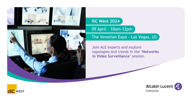 Join us on April 9 in Las Vegas, where <a href="/ALUEnterprise/">Alcatel-Lucent Enterprise</a> experts David King and Scott Howard will share insights on the significance of the network in video surveillance systems at #ISCWest. #WhereEverythingConnects #NetworkSolutions #NetworkSecurity bit.ly/43pxn4D