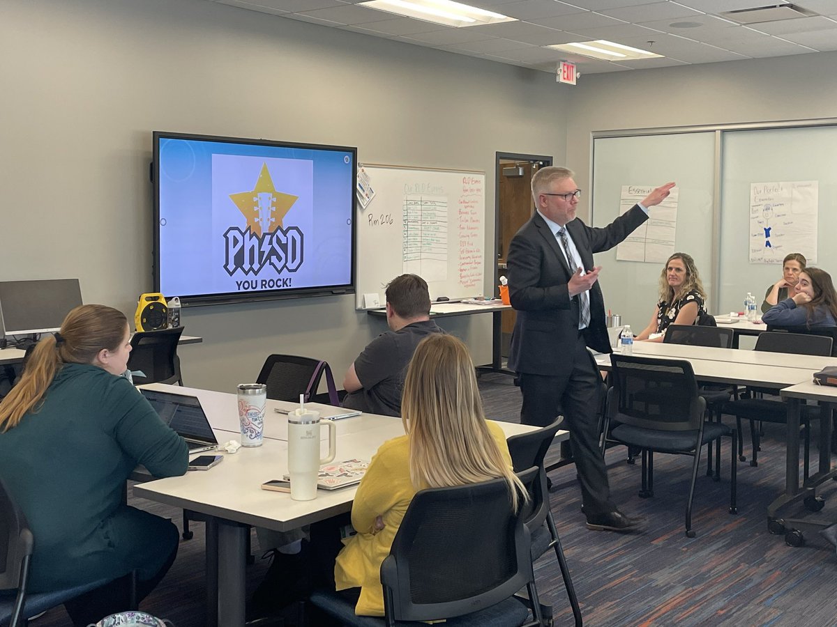 Thank you Dr. Kimbrel for speaking and inspiring our newest Park Hill teachers. <a href="/ParkHillSchools/">Park Hill Schools</a>