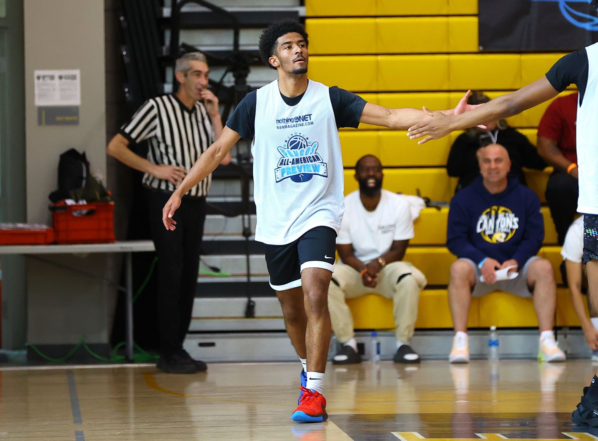 2024 @FCPPangos Diamond in Rough Senior Showcase Images: 6-4 2024 Bishop Brooks (Weston Ranch/Santa Clarita CA) is a strong & physical WG with plenty of scoring punch @FrankieBur @Trigonis30 @BallerTV