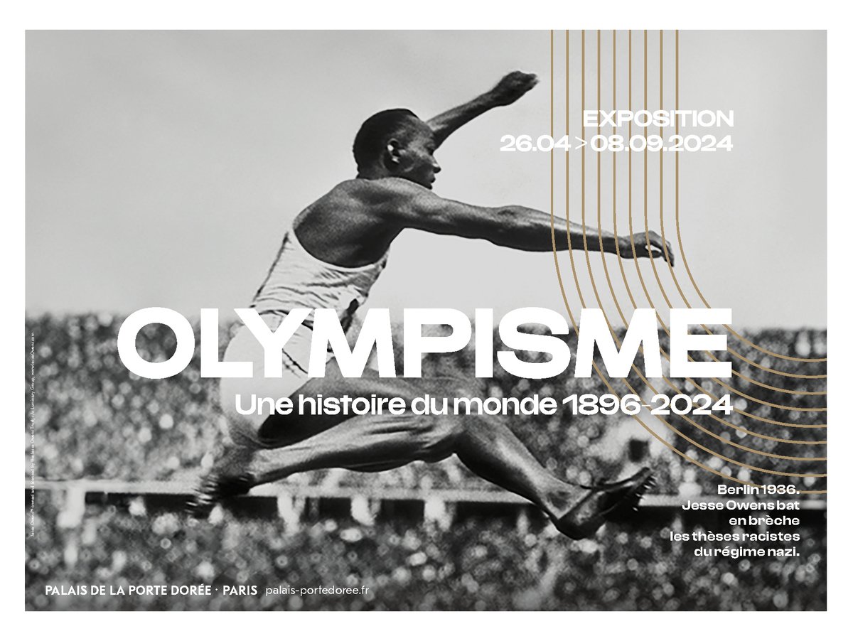 🏅 Dès le 26 avril au Palais, tout ce que vous avez toujours voulu savoir sur les Jeux ! Avec l’exposition 'Olympisme, une histoire du monde (1896-2024)', plongez au cœur de la saga olympique. Cette exposition inédite retrace 33 olympiades à travers les victoires, crises et les