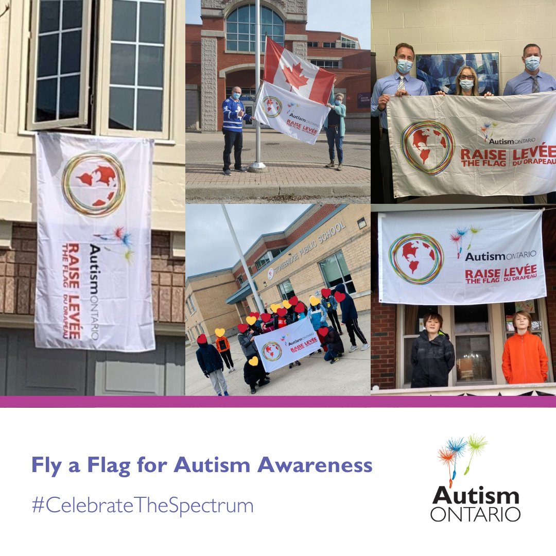 Show your support and fly a flag for autism awareness on World Autism Day! All proceeds from the sale of our flags go directly towards supporting our programs and services. The last day to purchase a flag is Tuesday, March 19. Get yours today: autismontario.com/civicrm/contri…