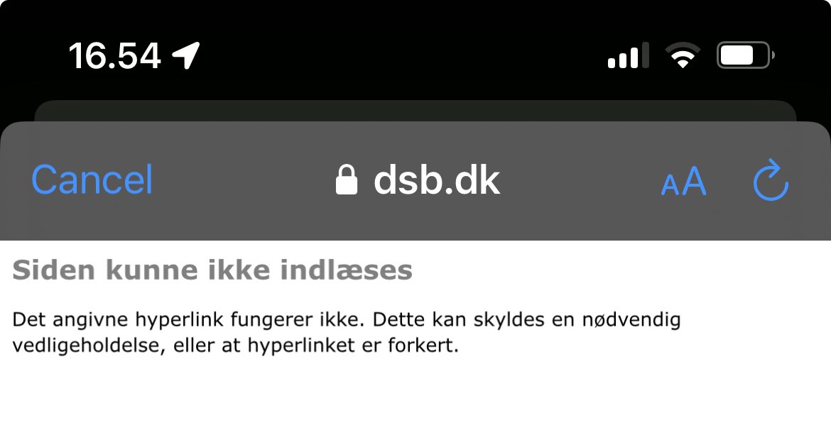 I like the design of the new <a href="/omDSB/">DSB</a> app but it’s “pretty” useless if you can’t login to your account. 🤯 #useless