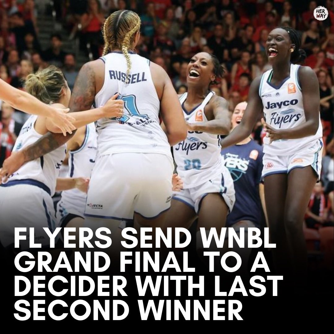 A last second turnaround jump shot from import Mercedes Russell has seen @SouthsideFlyers win an epic game 2 in the @WNBL Grand Final series to send it to a decider