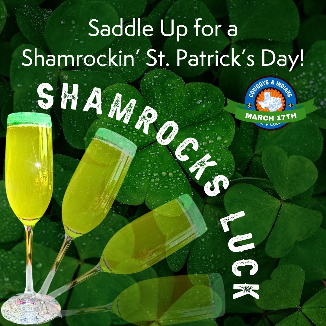 🎩 Are you ready to tip your hat to the luck of the Irish?☘️ 
Whether you’re a Cowboy, an Indian, or somewhere in between?
Everyone’s invited!🤩 
#luckoftheirish 
#stpatricksday
#stpatricksdayoutfit
#stpatricksdayparty
#stpatricksdaycupcakes
#happystpatricksday
#cni713
#houston