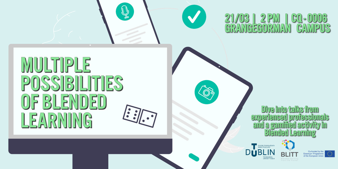 We’re thrilled to invite you to our upcoming event: “Multiple Possibilities of Blended Learning”. snag your ticket via: Eventbrite using this link: eventbrite.com/e/multiple-pos… See you there! #blendedlearning #tudublin #educationtransformation