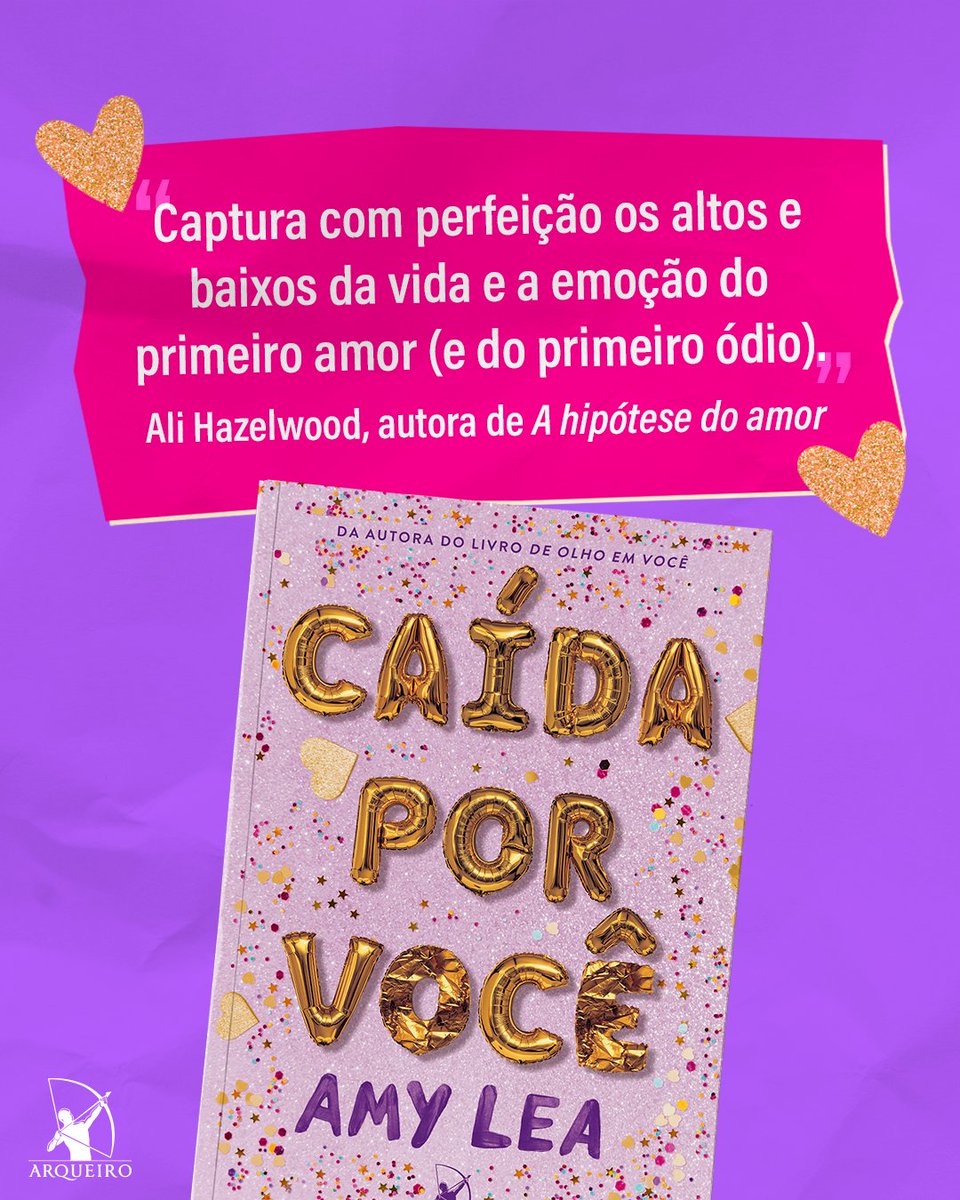 editoraarqueiro's tweet photo. #VemAí #EmAbril 🎈
Se você é fã do filme "De Repente 30", prepare-se para se apaixonar pelo novo livro de Amy Lea, autora de "De olho em você".
🚨 Aproveite para garantir o e-book de 'Caída por Você' por apenas R$ 9,99 durante a pré-venda!
https://t.co/T6uiI5a5n7
#amylea https://t.co/B3FIIihjgn
