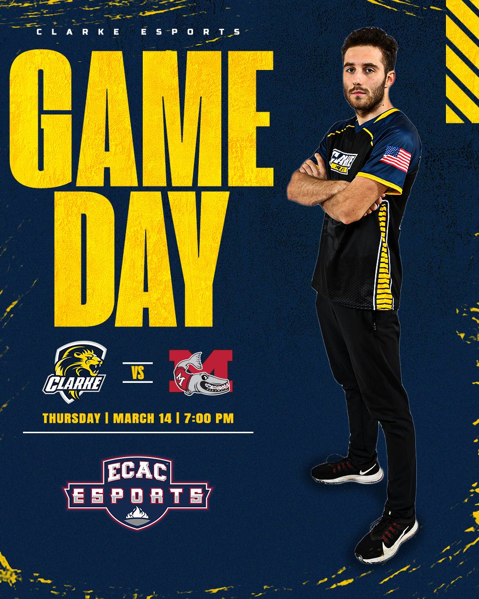 Clarke_Esports's tweet photo. Our teams head into the penultimate week of ECAC action!
FN π ECAC Duos
π 7:00PM CT
πΊ https://t.co/TeepnvdjNE
Navy π Southwestern Assemblies of God
π 7:00PM CT
Gold π @MuskingumE
π 7:00PM CT
π @ECAC_Esports
#ClarkePride | #PrideFN | #PrideNFL https://t.co/2R0AgFWlzw