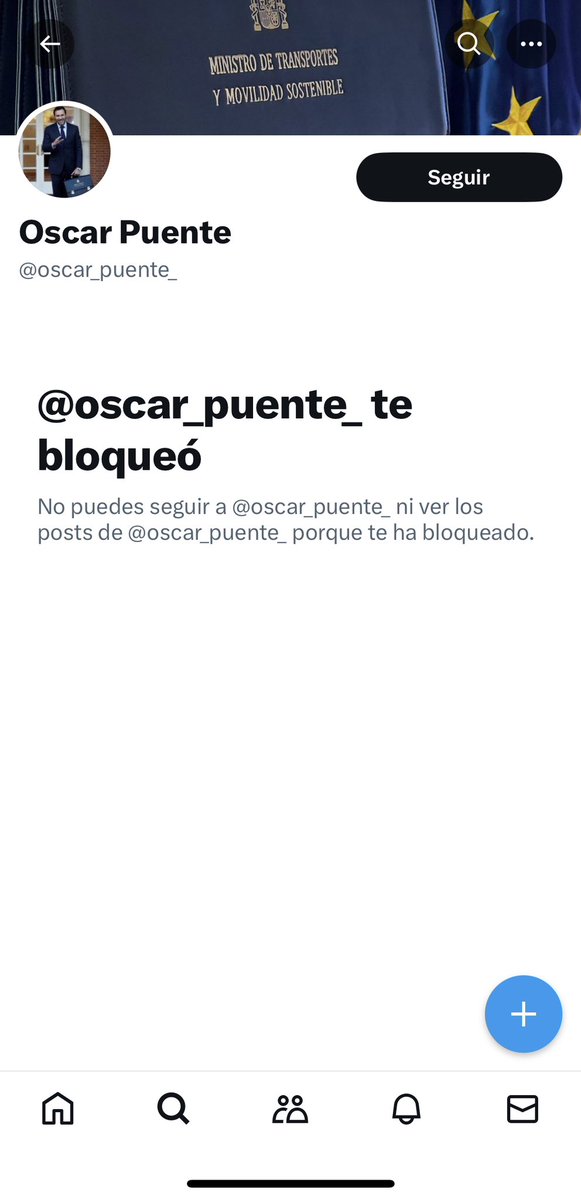 Parece que le ha sentado mal que le haya dicho que su comentario era machista, soez e impropio de un Ministro del Gobierno de España. Él puede insultar, pero no admite que le digan las verdades. Igual mañana me amnistía y me quita el bloqueo.