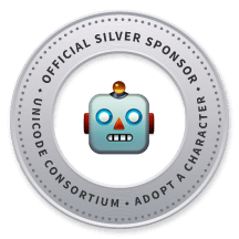 Unicode thanks Discord Bot List, our newest Silver Sponsor! #UnicodeAAC aac.unicode.org/sponsors#s1F916