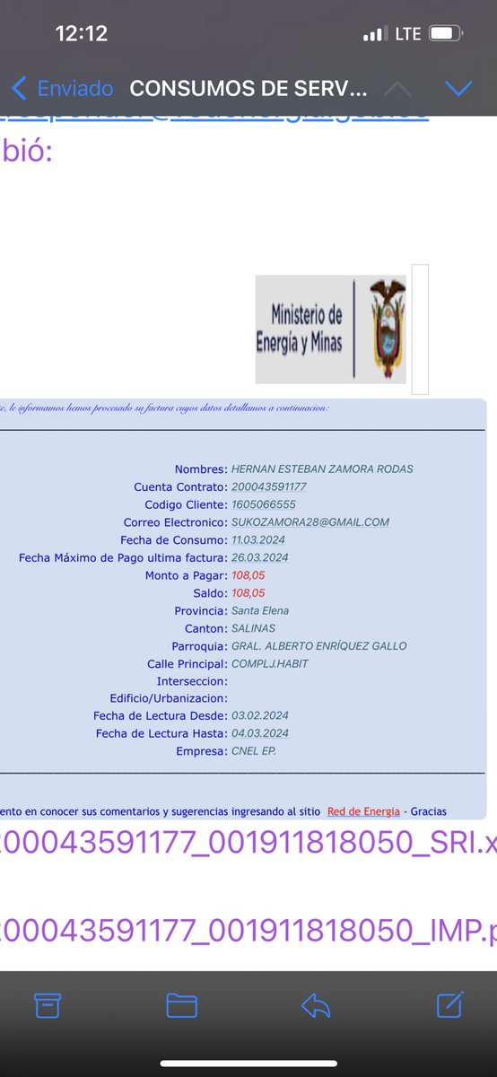 sukozamora's tweet photo. @servicioscnelep Señores como es posible que en un departamento vacacional donde no habita nadie generen todos los meses cobros exagerados es un ROBO!!!! https://t.co/r16NSw0YzW
