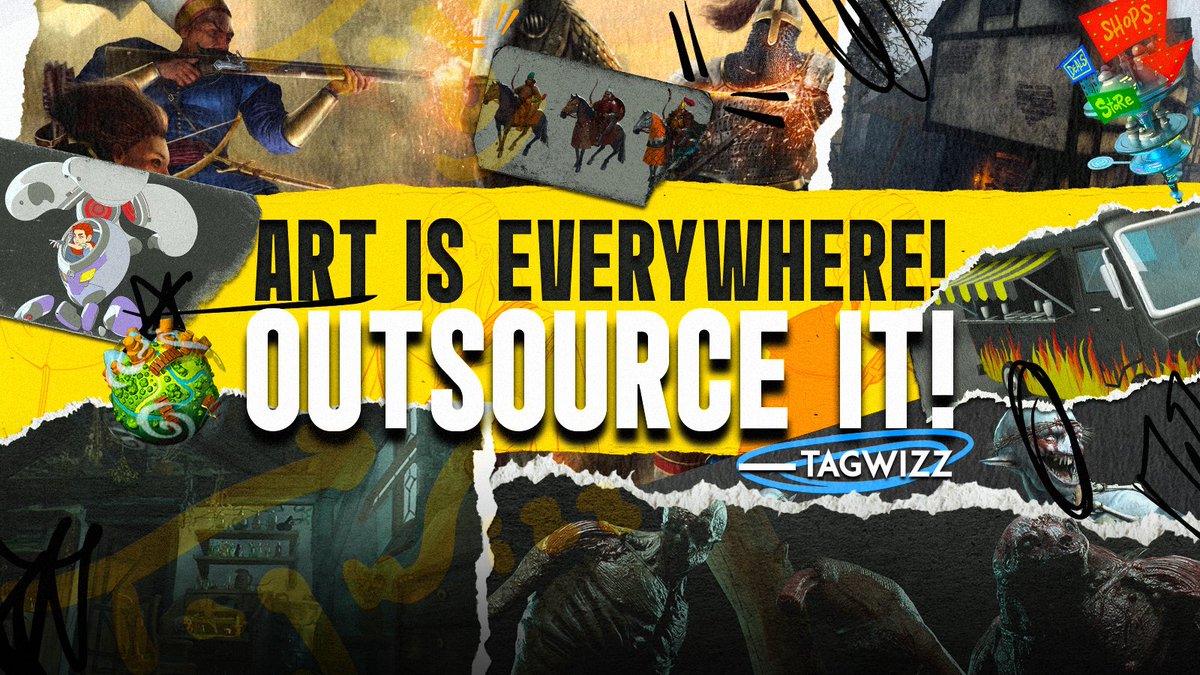 TagWizz's tweet photo. Artists from all around the world are brought together by gaming! 

 #Art #gamedev #artificialintelligenceai  #artificialintelligence #indiegamedev #outsourcing https://t.co/aZ6xd3Orcc