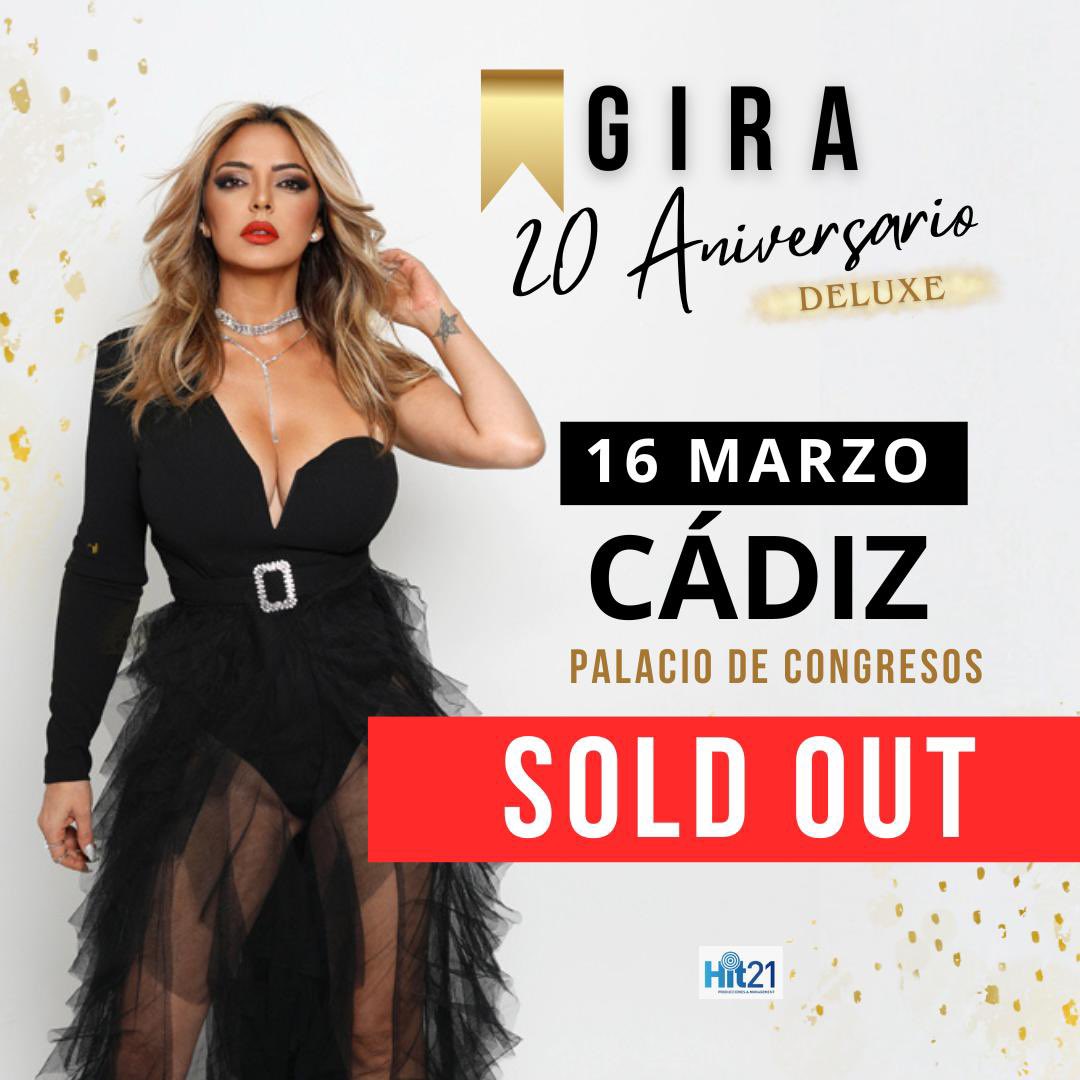 MercheOficial's tweet photo. Gracias por este nuevo sold out Cádiz de mi alma!! Cuánto te quieroooo!! ♥️♥️♥️
Nos vemos en na!!! 💃💃💃
#merche20aniversario #gira20aniversariomerche #gira20aniversariodeluxemerche https://t.co/tgAU1KqjEb