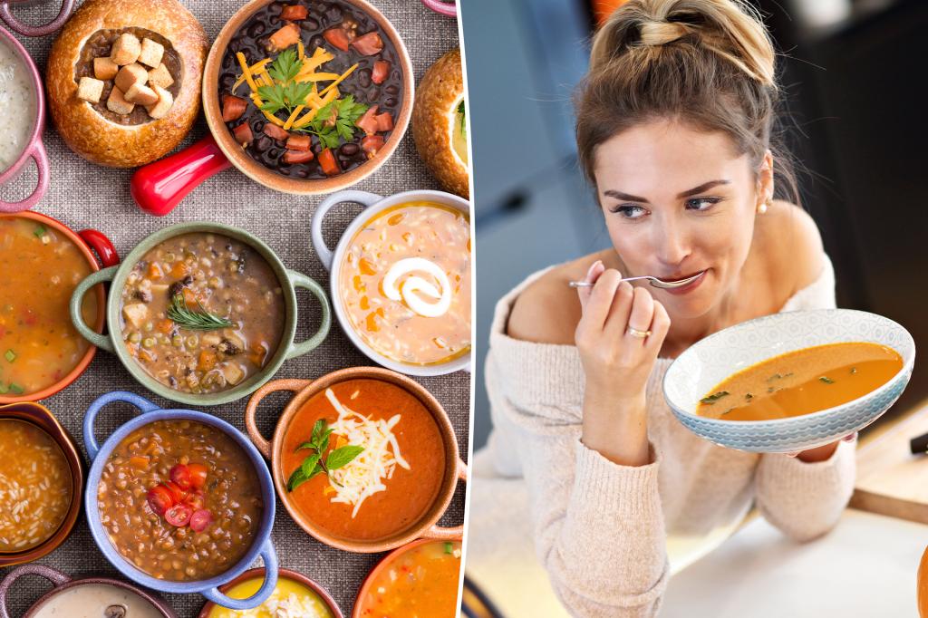 nypost's tweet photo. Is ‘souping’ the diet for you? Nutritionists discuss controversial weight loss method https://t.co/PPtN3chY2X https://t.co/5Tm4llGNMv