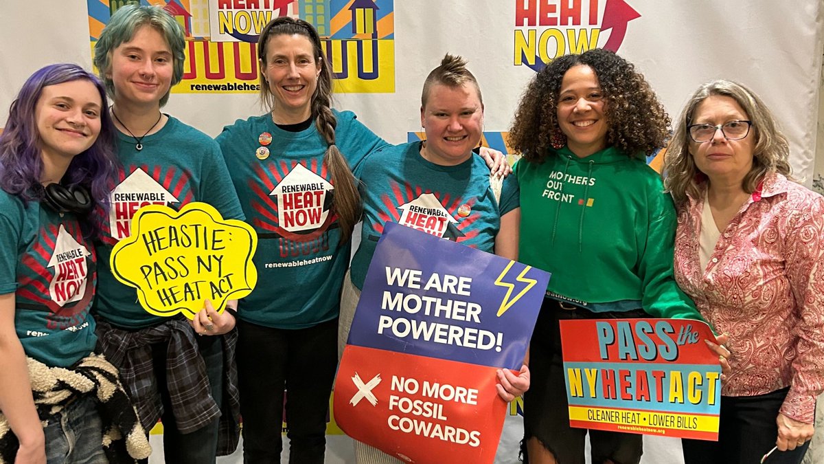 Thank you
<a href="/senatorleawebb/">Lea Webb</a> &amp; <a href="/andreascousins/">Sen. Stewart-Cousins</a> for standing up for climate action and energy affordability. We came to Albany yesterday to say please keep up the fight for the FULL #nyheat Act in the budget, with no low-income New Yorkers left behind! #cleanerheatlowerbills