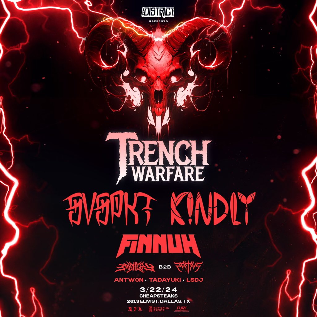 TRENCH WARFAR GIVEAWAY 👹 

here’s your chance to win two tickets for <a href="/district_record/">The District Records</a> s Trench Warfare 

rules: 
- retweet this post
- follow everyone tagged on this post 
- tag someone you’d bring in the comments