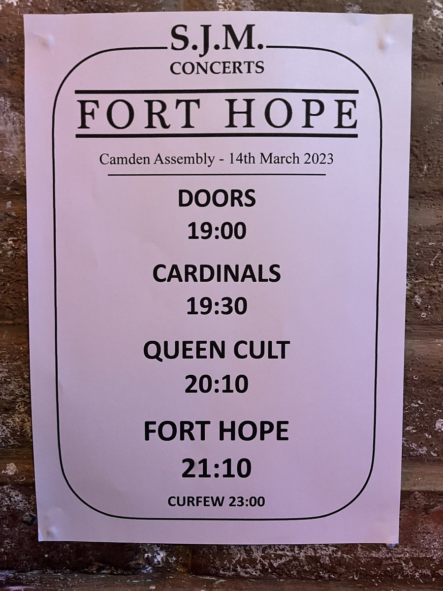Timings for tonight <a href="/CamdenAssembly/">Camden Assembly</a>