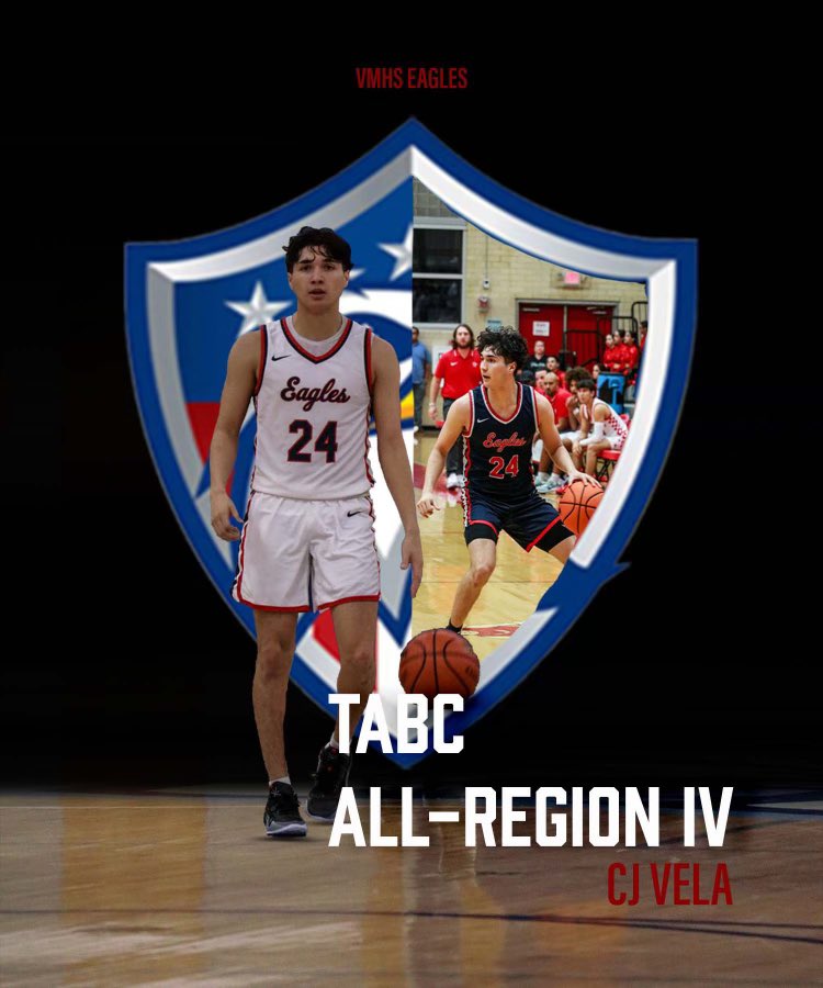 Congratulations to our very own <a href="/cjvela1/">Christopher "CJ" Vela</a> for his TABC All-Region IV selection!!
