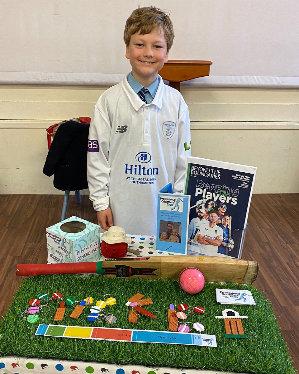 Archie Danes showing his support for the Trust at his school’s charity promotion day 🙌 Our youngest & most creative supporter yet! Keep up the great work, Archie 💚