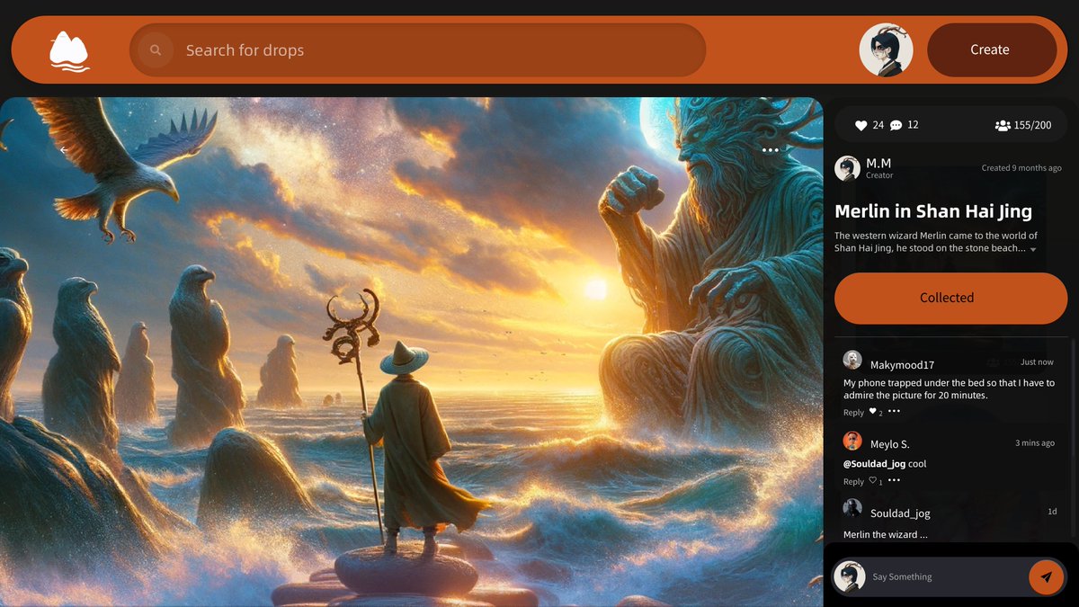 Steadily moving forward to our goal: recording human joys and sorrows on #Bitcoin. Merlin Monsters NFT is the first step, it is where we start, and where all our value goes to... 👹