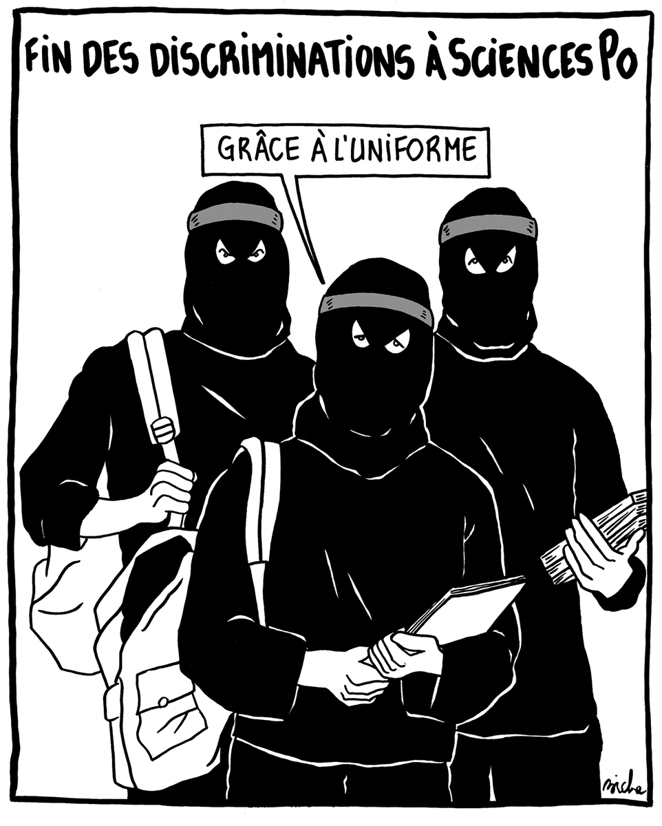 Charlie_Hebdo_'s tweet photo. Le dessin du jour, par #Biche https://t.co/f2uOmwaZIp