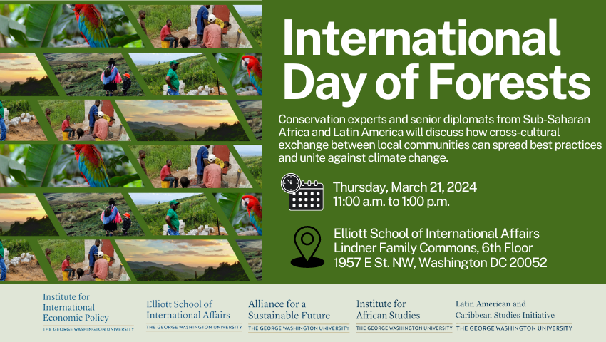 Can cross-cultural exchange between local communities spread forest conservation efforts & help unite against #climatechange? On March 21st conservation experts & senior diplomats will discuss this & more to commemorate #internationaldayofforests. RSVP: bit.ly/3uMm4qg