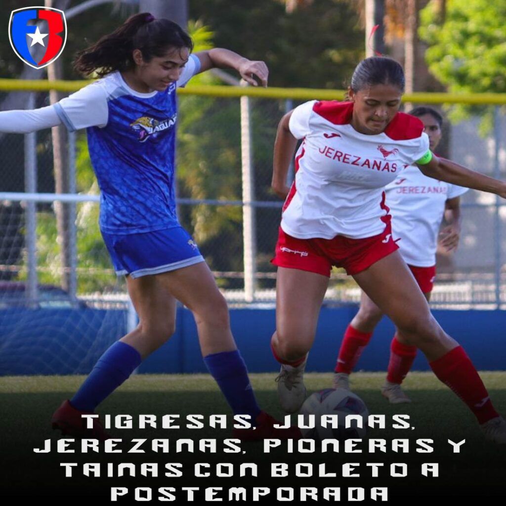 FutbolBoricua's tweet photo. Ya hay 5 universidades claramente definidas para jugar en la postemporada de la #LAIFutbol. Lee los detalles en el enlace: https://t.co/gnyqoqjyg1 #FutFemPR https://t.co/I0jum9kntD