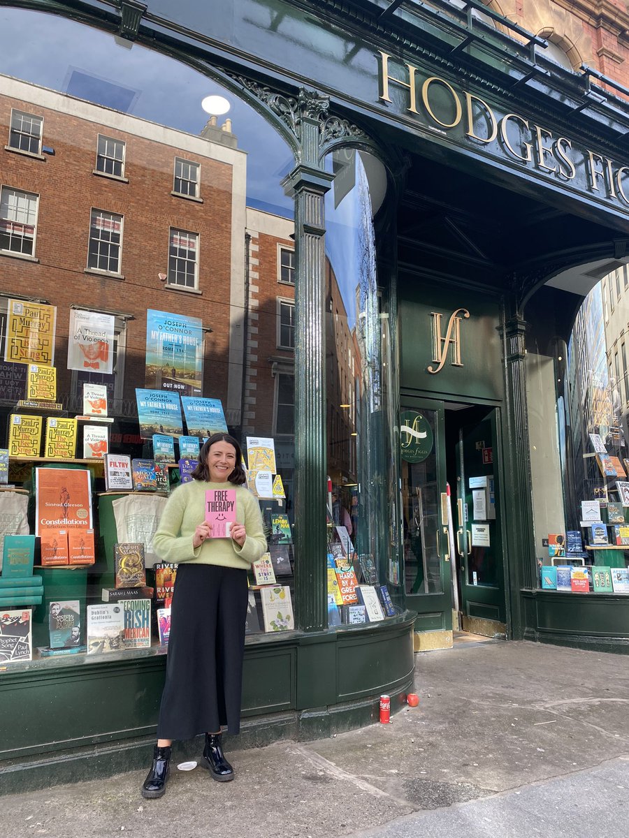 Signed copies of ‘Free Therapy’ by Rebecca Ivory available across Dublin City today: Hodges, Dubray Mary St and Grafton St, Gutter, Books Upstairs and Chapters!