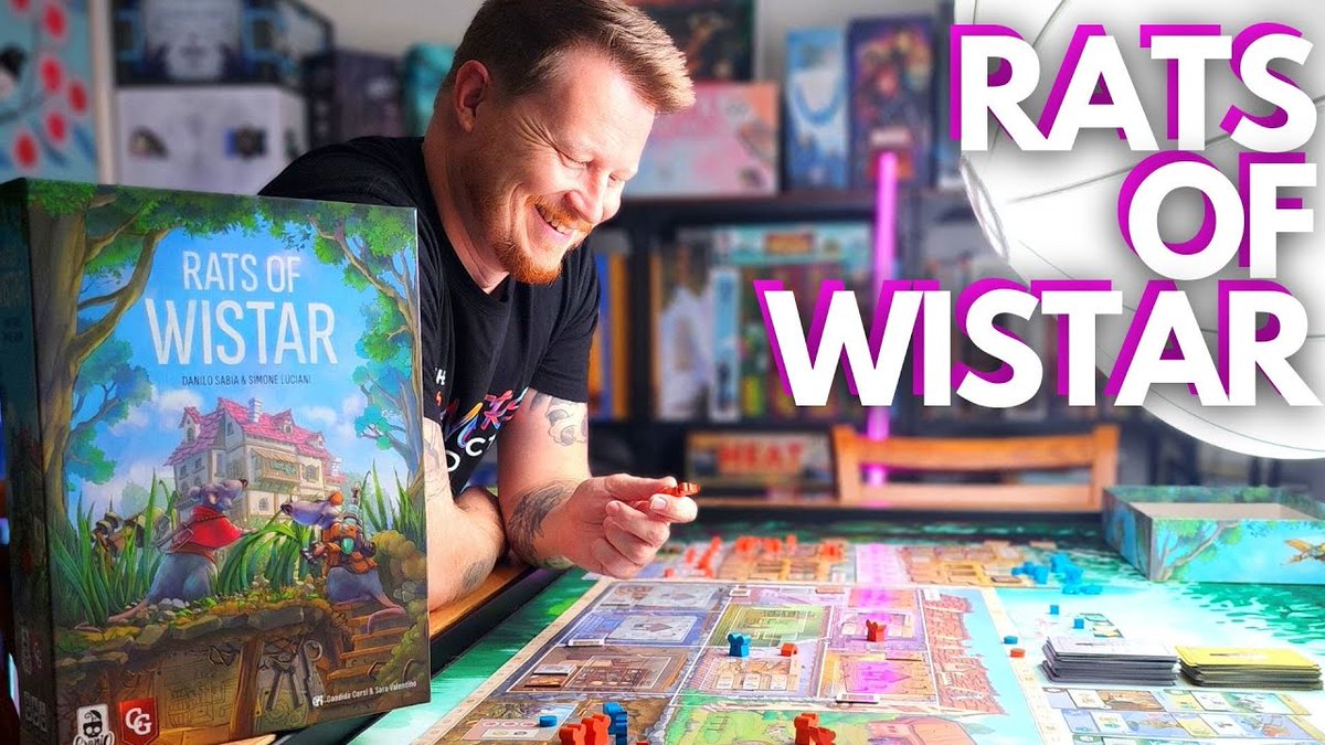 Curious about how Rats of Wistar plays solo? 🤔 Take a peek at this playthrough and review from The Bangers Project! youtube.com/watch?v=C0DFgw…