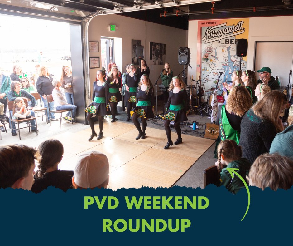 🌟 Welcome to our GoPVD Weekend Roundup! 🍀 Celebrate St. Patrick's Day with green beer specials, while kids enjoy Tir Na Nog Irish Dance at the & Narragansett brewery🍻 ❄️ PPAC announces hot new season! 🔥 🎶 Enjoy music-filled events & more! goprovidence.com/events/events-…