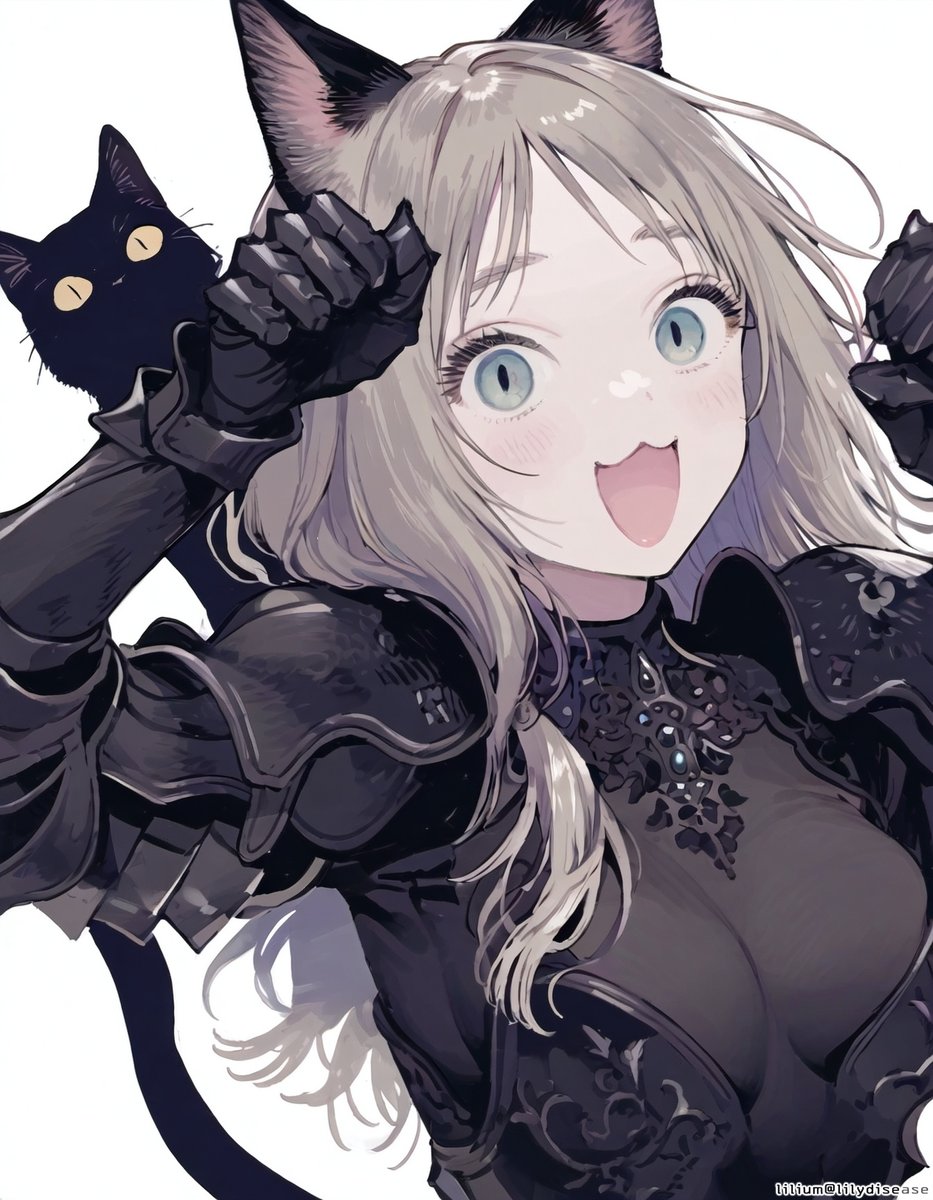 lilydisease's tweet photo. ねこの騎士さま https://t.co/qIJgAAqSQO