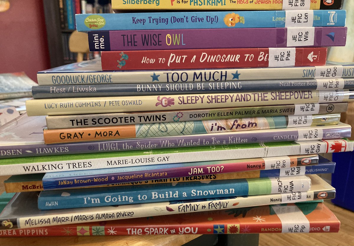 It’s been a while since I’ve had a big #picturebookpile like this. I’m making a cup of tea & then diving in. Find my mini reviews on Instagram at picturebookpile_angela and on Bluesky.