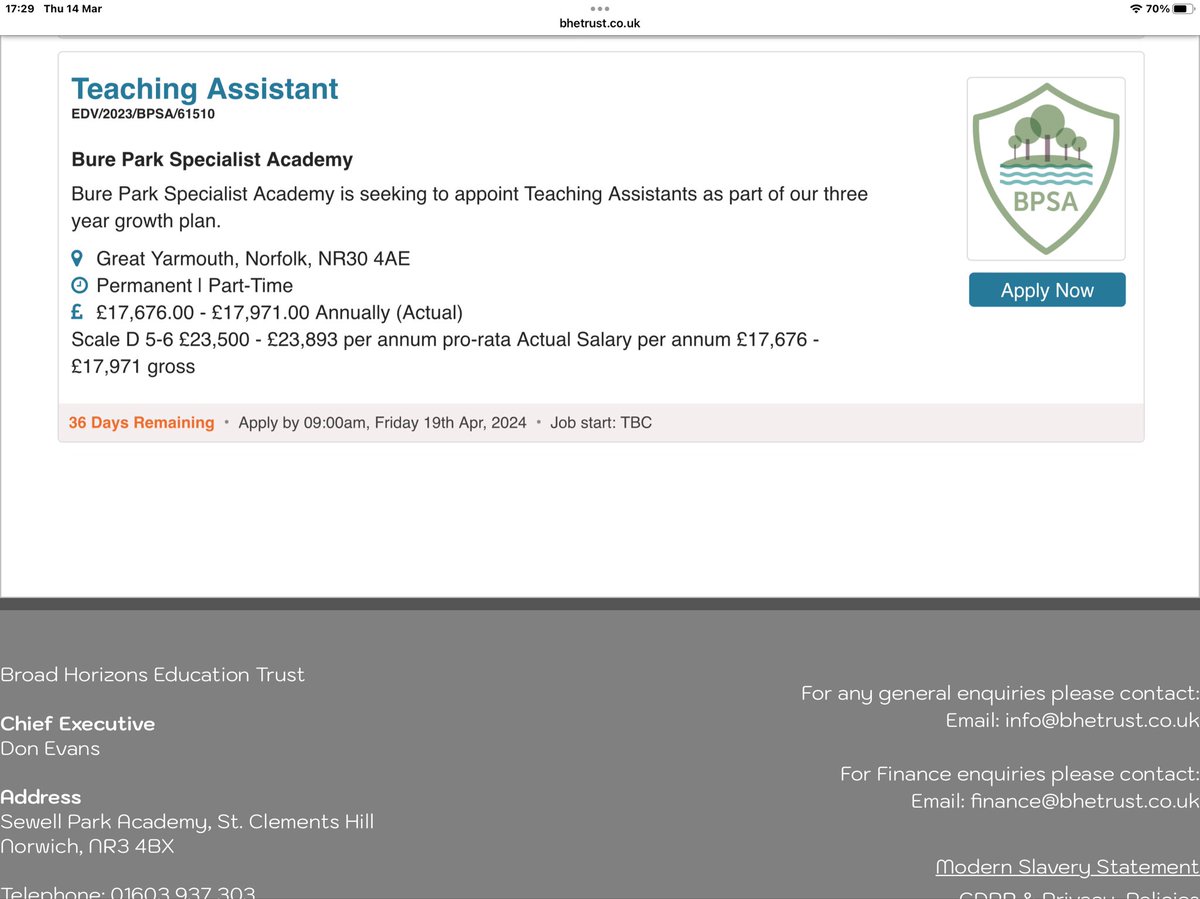 Broad Horizons Education Trust tweet media