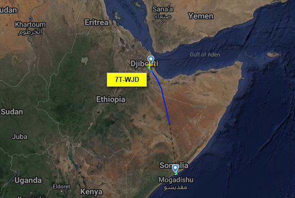 CH_LEBAD's tweet photo. 📆14.03.24
Le 7T-WJD #KJD203 Lockheed Matin C-130 des forces aériennes Algériennes 🇩🇿a fait le déplacement vers Mogadiscio -Somalie 🇸🇴 et Djibouti 🇩🇯 https://t.co/dVG04lvrHG