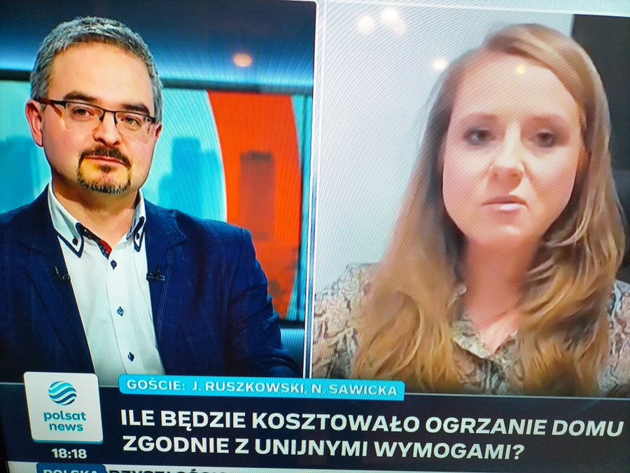 EFedorowicz's tweet photo. p. Ruszkowski z Konfederacji Lewiatan i p. Sawicka ze Zw. Firm Deweloperskich żenią nam na maksa #Fit55
i #ZielonyŁad czy jak ten eko-szajs zwać 
"nie po to by nam spadły rachunki,ale by podnieść jakość życia" i że to "dla przyszłych pokoleń"
Spoko:jest szansa, że będzie wojna🤔 https://t.co/IjGP7NoEoN