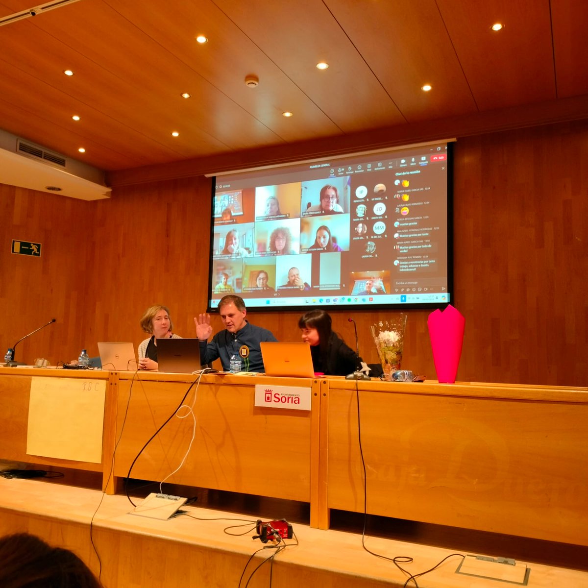 La celebración de la 2ª Asamblea anual trae la modificación parcial de la Junta Directiva. Sus integrantes para los próximos dos años serán: 
👉César Benito (Presidente)
👉Ana Velasco (Vicepresidenta)
👉Pilar Moreta (Secretaria) 
👉Laura Santamaría (Vocal)
 (sigue...)