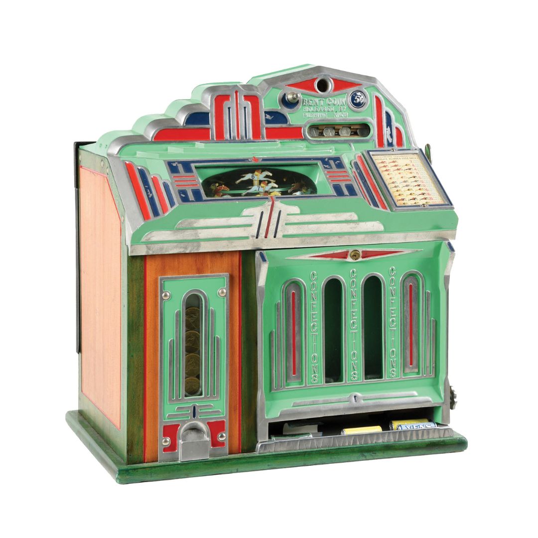MorphyAuctions's tweet photo. Coming up in our April 11-13 Coin-Op and Advertising auction - we have another round of incredible Coin-Operated machines! Check out the full catalog at https://t.co/9DJfAS6TyU https://t.co/RcVc59ZGti
