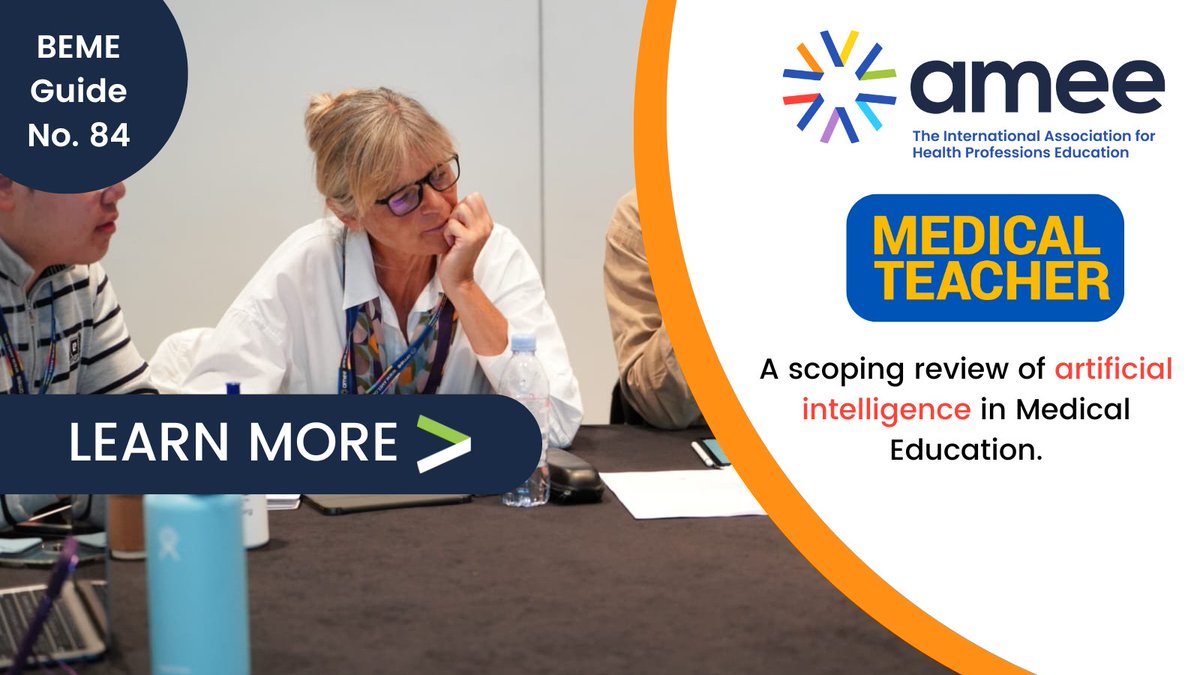 👀Read the latest #OpenAccess article exploring the role of #AI in #MedicalEducation. 💻AI is rapidly transforming healthcare, there is now a need to understand how #AI is reshaping teaching, learning, and educational practice in Medical Education. 🔗 t.ly/CHQ3S