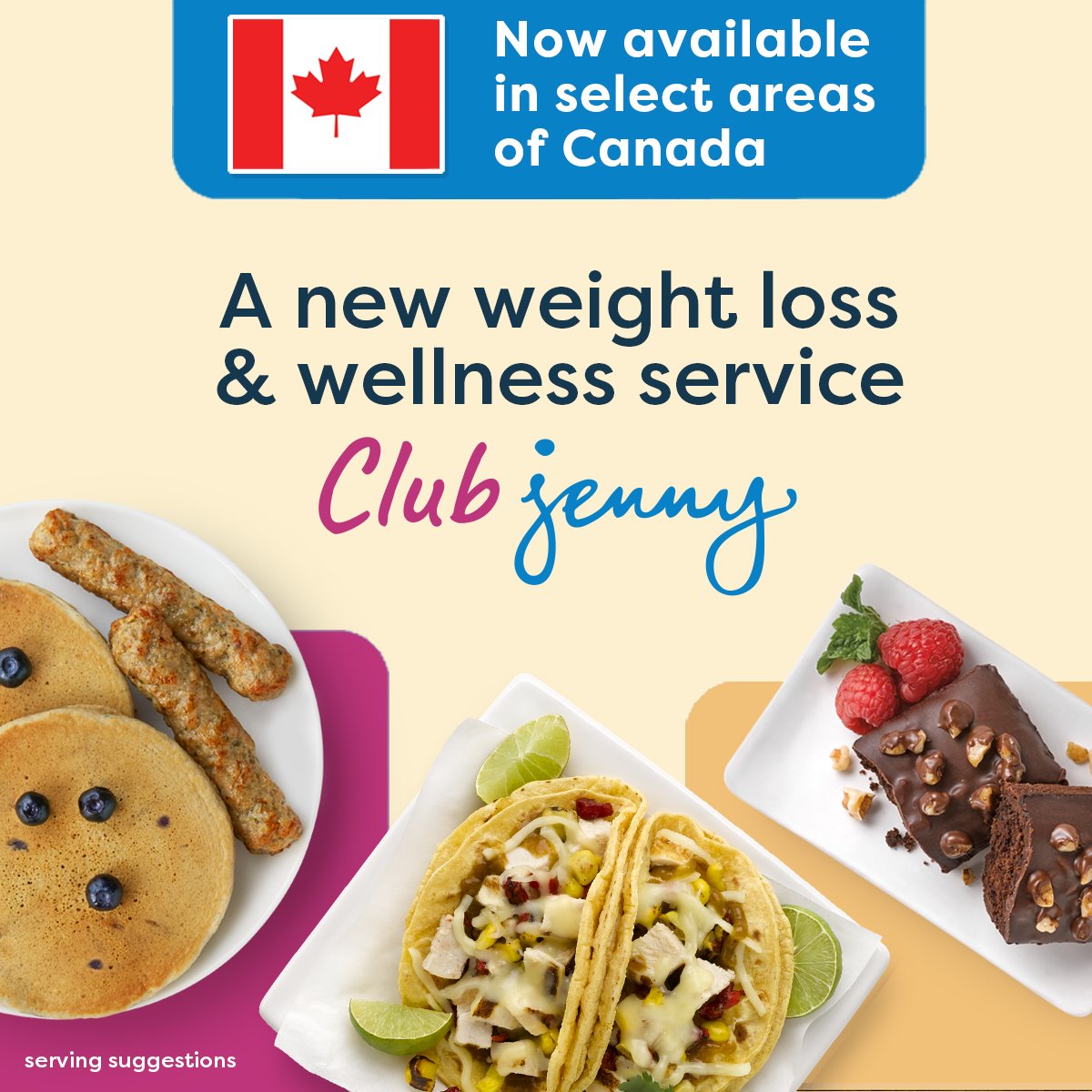 It’s official–Club Jenny is now available in Canada in the same select areas as Jenny Craig! 🥳🎉Order the meals you want, when you want them, and have them delivered right to your door. Access Club Jenny now at jennycraig.com/club-jenny 💙
