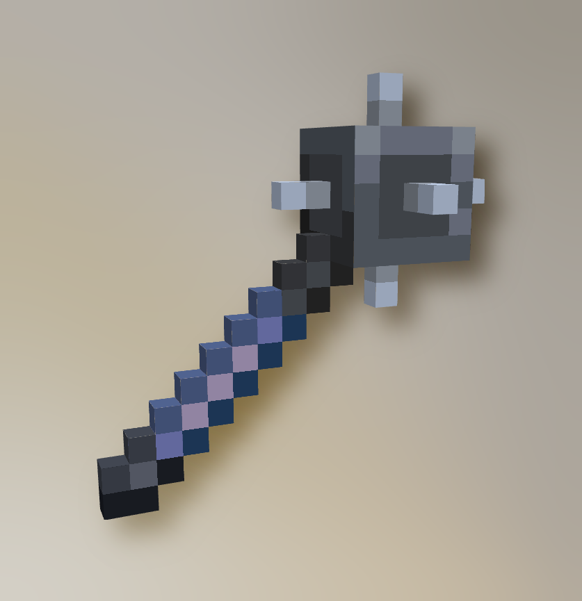 Minecraft Chain Mace the new Mace weapon in Minecraft if they still repped the McD style