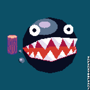 「i wanted to draw a chain chomp and ended」|infinite brians episode III: C.A.R.D. Revolutionのイラスト