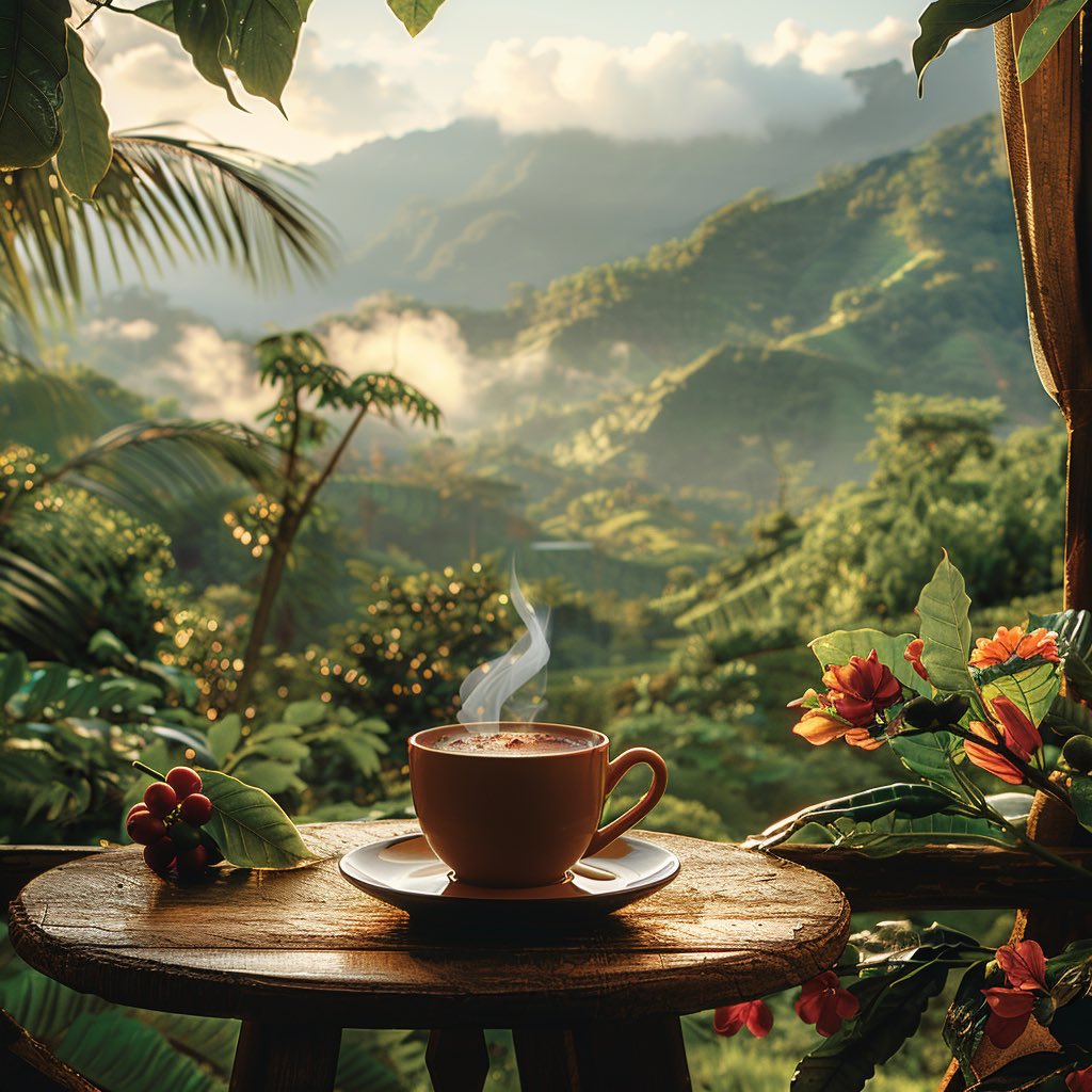 Java_DAO's tweet photo. Morning coffee with a view #JavaDAO #java #coffee #paradise https://t.co/X7smuyv5OC