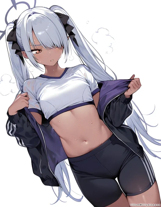銀鏡イオリ / Shiromi IoriSportswear#ブルアカ #BlueArchive 