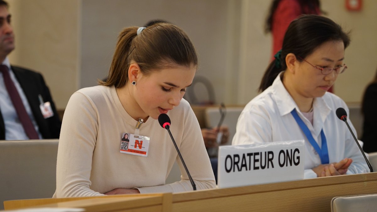 What an wonderful, replenishing day in Geneva 🌟 Anna spoke at the Human Rights Council, and Ivan was on the panel of an event on Education in Armed Conflicts. They were both such powerful advocates for the rights of children in the most vulnerable situations 📢👏🥳 @lumos