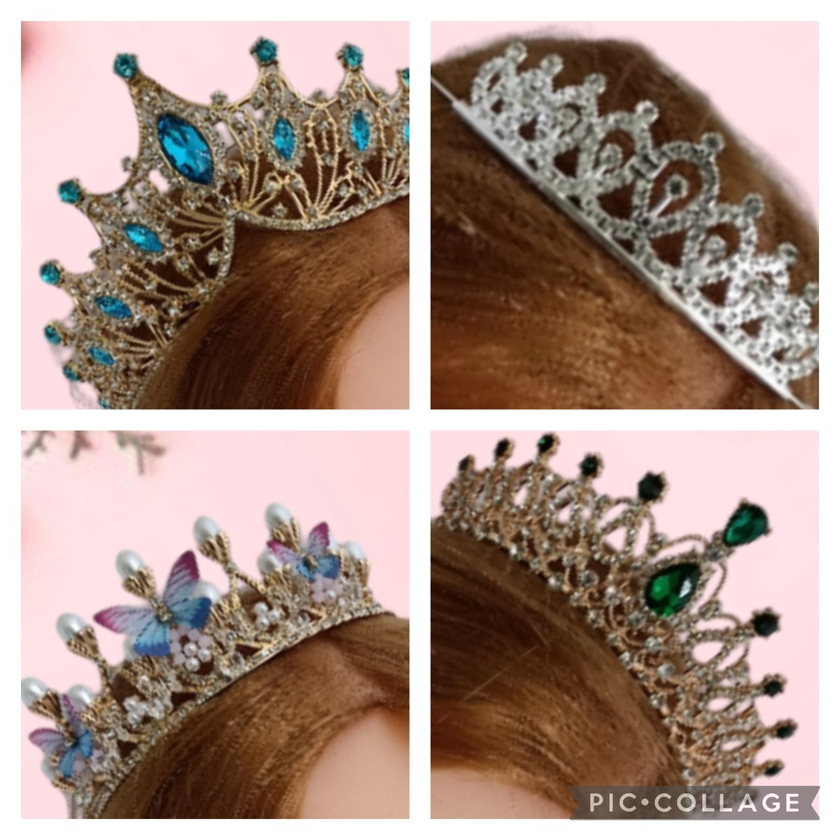 Heirloomstyles's tweet photo. Our new 7 tiara's should be 8 but Fluffy decided we need a walk instead of working. Available at our next event on March 23rd and 25th at  Heskin Hall, Wood Ln, Chorley PR7 5PA for £15 or can post for postal costs. https://t.co/1TIqWrvtRK