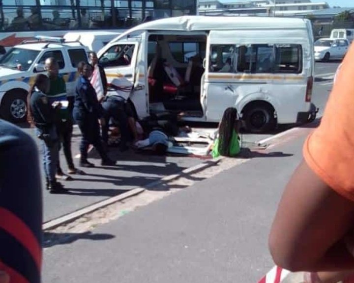 caringforRSA's tweet photo. #EnoughIsEnough @GovernmentZA @WesternCapeGov you need to do something about the taxis on the Cape flats, people are dying. TAXI OVERTAKE AND LOSS CONTROL, 2 INNOCENT PEOPLE DIED.. #BoycottTaxis  young person died because taxi drivers want to speed. https://t.co/R91bD8gR1s
