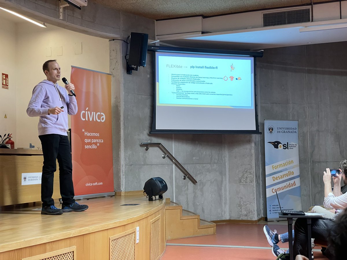 OSLUGR's tweet image. ¡Comienza el #PyDay junto con @PyDataGRX y @python_granada en la @ETSIIT_UGR !