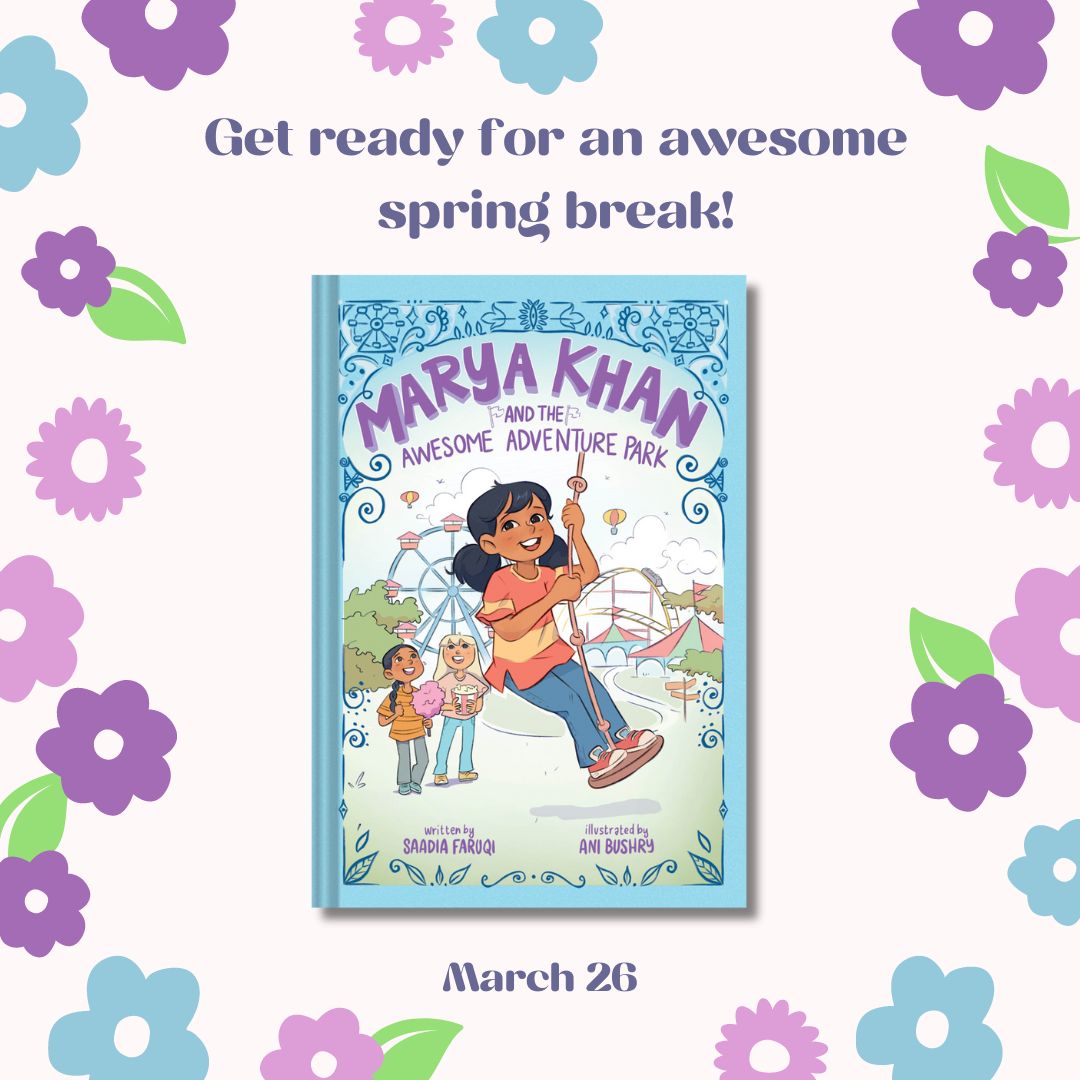 🌸Marya Khan is back!! The fourth book in this chapter book series drops in less than 2 weeks. And it's all about spring break, obstacle courses, and tons of outdoor fun! 🌸 abramsbooks.com/product/marya-…