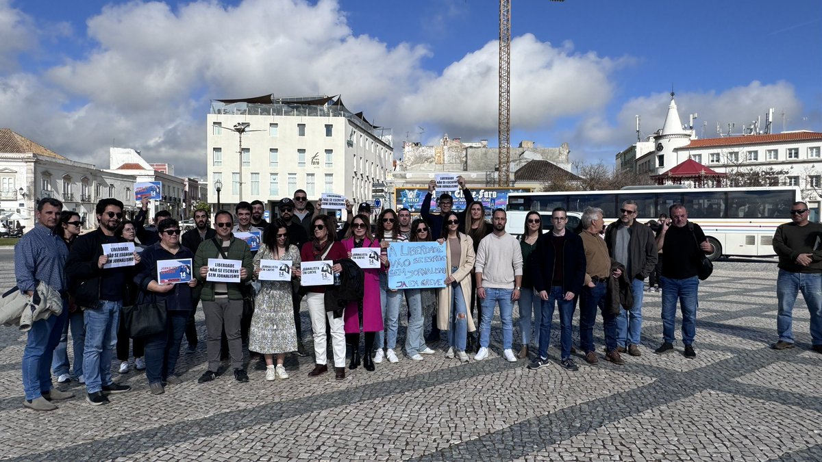#JornalistasEmGreve também no Algarve.