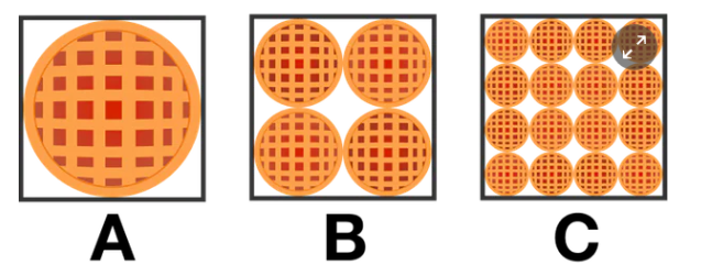 Shoutout to @scottmitter for sending this problem out today. The question: which box has the most pie in it? Naturally, I needed to make a @Desmos graph to visualize the solution. (Don't click on the link until you solve. Contains Spoilers) HAPPY PI DAY! desmos.com/geometry/cdkov…