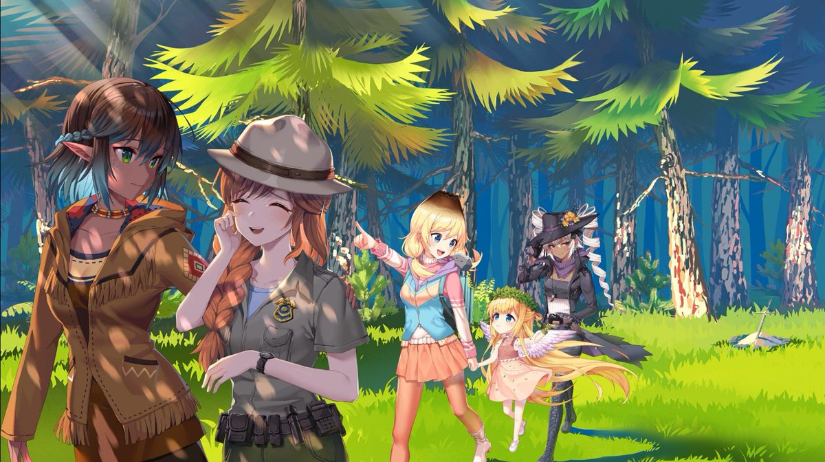 SyonSanteria's tweet image. The first episode of National Park Girls released five years ago today. Thank you to all the devs and VAs who have worked on it over the years, and to everyone's who has picked up an episode. It's a very silly yet vulnerable project and I'm glad it's out in the world.